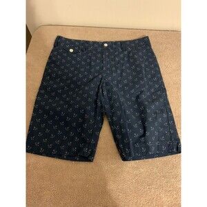 Womens Ralph Lauren Sport Shorts Size 8 Cotton blue  w/ anchor design